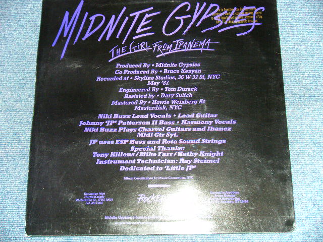 画像: MIDNIGHT GYPSIES - THE GIRL FROM IPANEMA ( Cover Song of ASTRAD GIRBELT  by HARD ROCK STYLE DANCE VERSION ) / 1987 US ORIGINAL Used 12" 