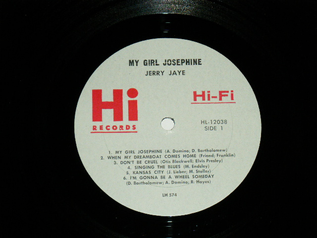 画像: JERRY JAYE - MY GIRL JOSEPHINE  / 1967 US ORIGINAL Promo  MONO LP