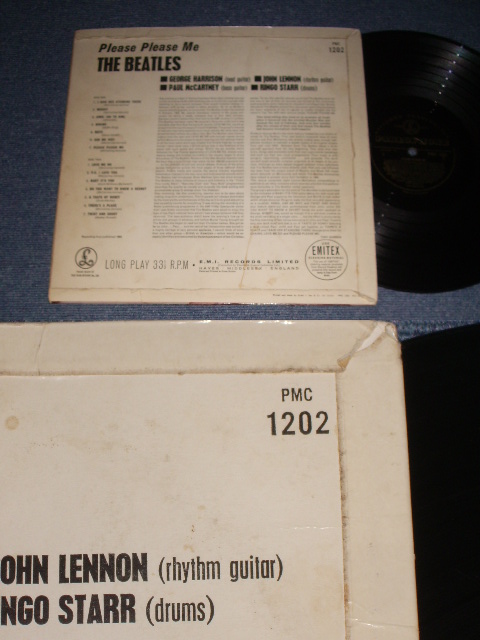 画像: THE BEATLES - PLEASE PLEASE ME ( GOLD & BLACK Label : 2nd Press "Northern Songs Ltd. Credit Label : MATRIX Number 1N & 1N : 'THIN' PMC Logo on Back Cover  )   / UK  GOLD PARLOPHONE ORIGINAL MONO LP