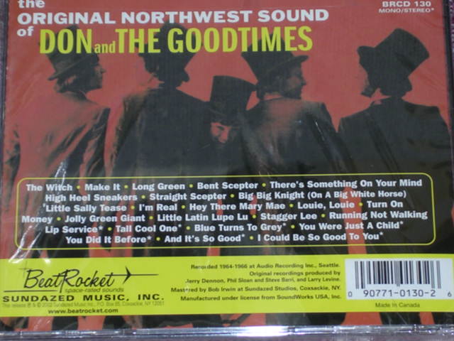 画像: DON & THE GOOD TIMES - THE ORIGINAL NORTHWEST SOUND OF / 2002 US SEALED  CD