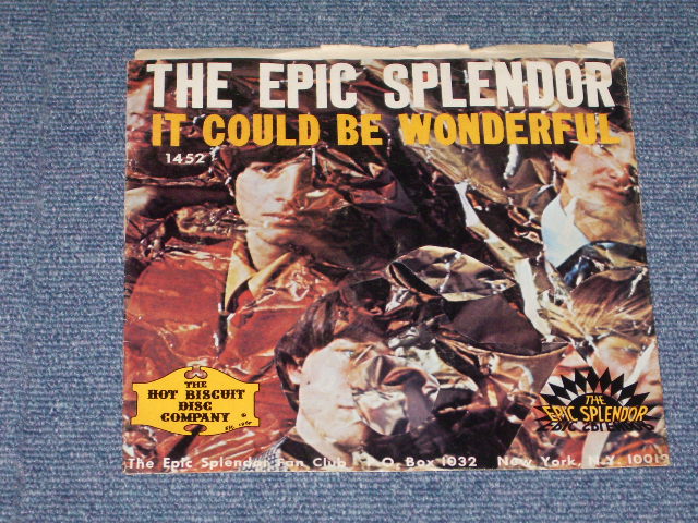 画像1: THE EPIC SPLENDOR - IT COULD BE WONDERFUL / 1967  US ORIGINAL 7"Single With PICTURE SLEEVE &  Release From MINOR Label