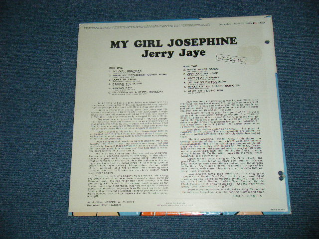 画像: JERRY JAYE - MY GIRL JOSEPHINE  / 1967 US ORIGINAL Promo  MONO LP