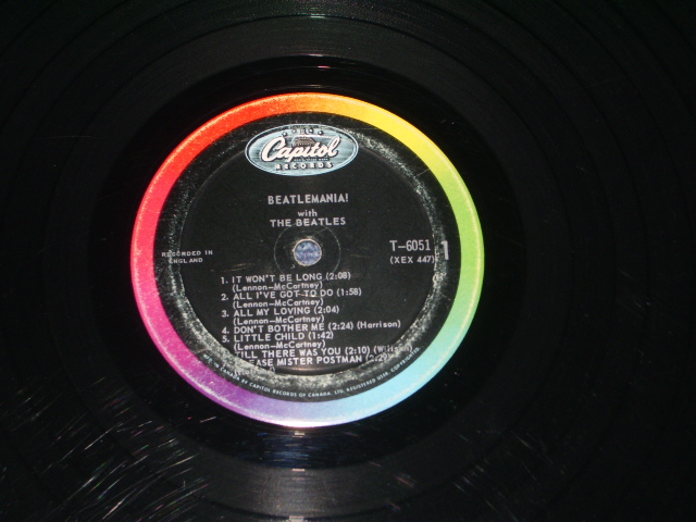 画像: THE BEATLES - THE BEATLEMANIA ( WITH THE BEATLES ) / 1964 CANADA ONLY ORIGINAL MONO  LP