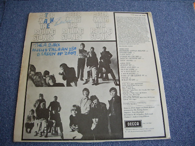 画像: ROLLING STONES - AFTERMATH (Ex+/Ex++ WOBC, STOBC, SPLIT) /  1966 HOLLAND ORIGINAL MONO LP 