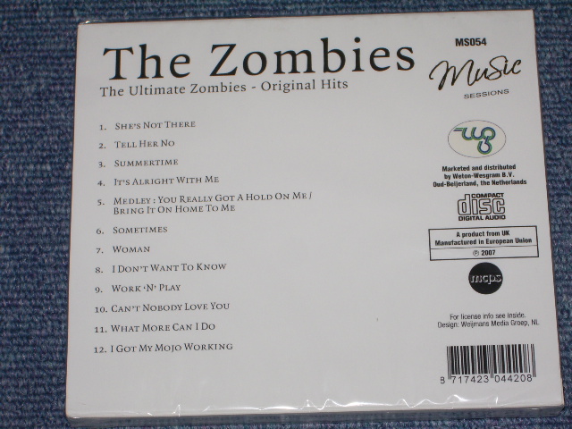 画像: THE ZOMBIES - THE ULTIMATE ZOMBIES - ORIGINAL HITS  / 2007 NETHERLANDS  Brand New Sealed CD 