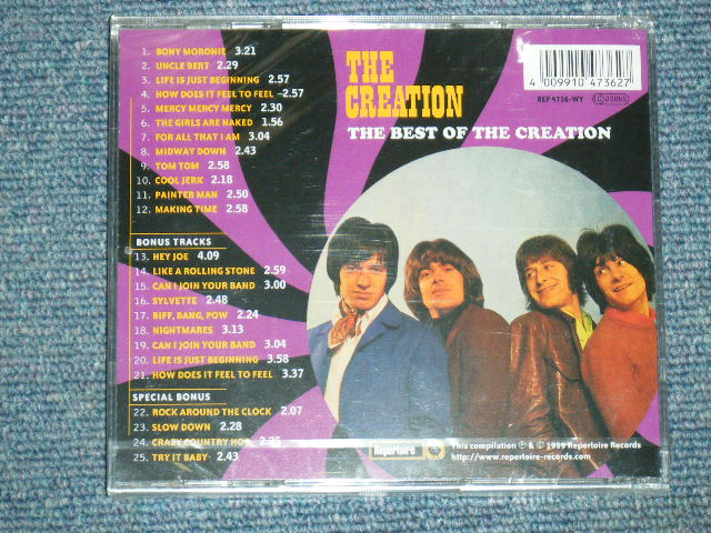 画像: THE CREATION - THE BEST OF THE CREATION  / 1999 GERMANY Brand New SEALED CD