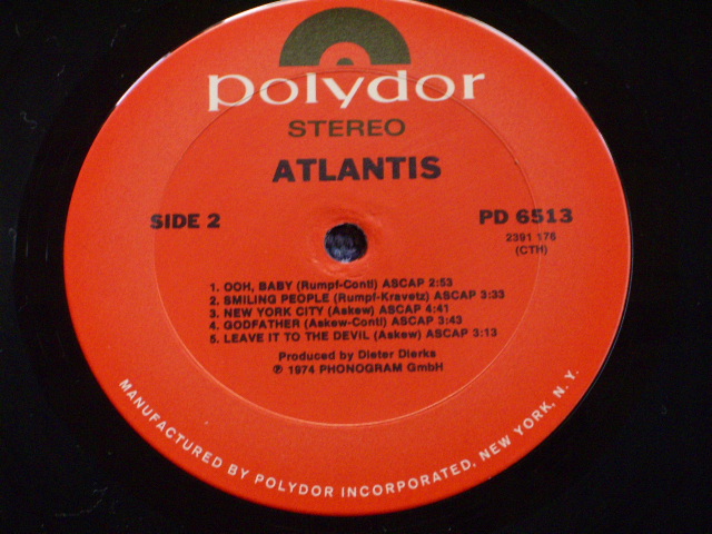 画像: ATLANTIS - ATLANTIS / 1975 US ORIGINAL LP 