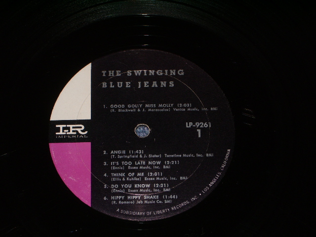 画像: THE SWINGING BLUE JEANS - HIPPY HIPPY SHAKE  / 1964 US  ORIGINAL  MONO  LP 