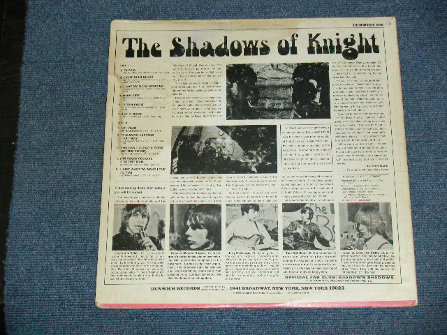 画像: THE SHADOWS OF KNIGHT - GLORIA ( VG+++/VG+++) / 1966  US ORIGINAL UN-SILHOUETTE Label MONO LP 