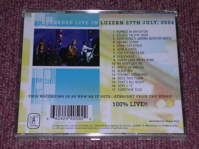 画像: STRAY CATS - RECORDED LIVE IN LIZERN 27TH JULY/ 2004 US ORIGINAL Sealed CD  