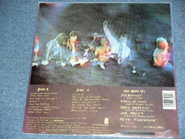 画像: BAD RELIGION - SUFFER / 1988 US ORIGINAL Brand New Sealed LP 