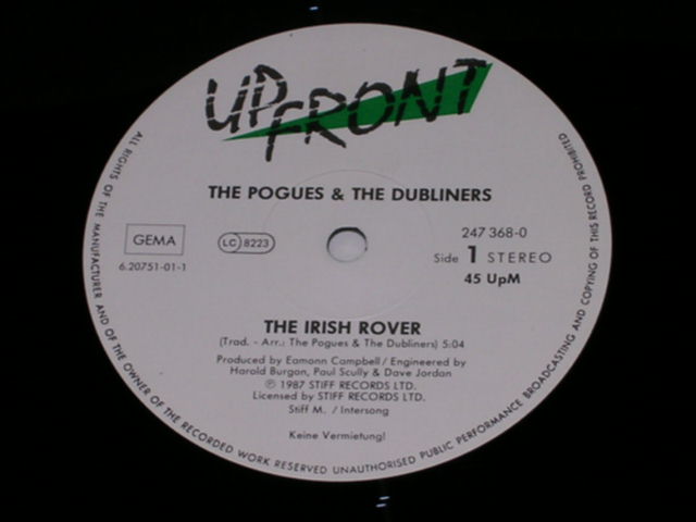 画像: The POGUES & The DUBLINERS - THE IRISH ROVER / GERMAN ORIGINAL 12inchEP