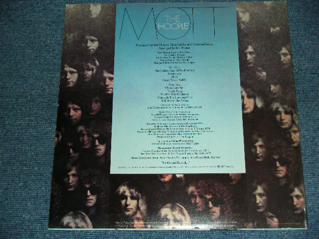 画像: MOTT THE HOOPLE  - THE HOOPLE ( QUAD/4 Channel Disc : With INNNER SLEEVE   ) / 1974 US ORIGINAL Used LP  