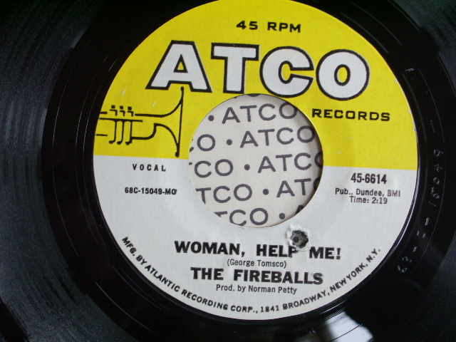 画像: FIREBALLS - COME ON, REACT / 1968  US ORIGINAL 7"SINGLE