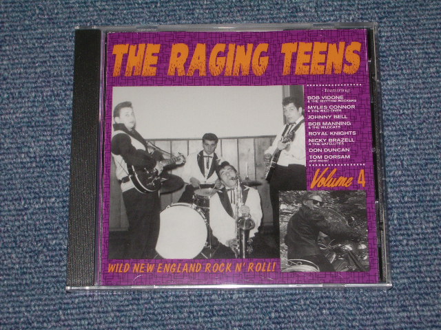 画像1: va OMNIBUS - THE RAGING TEENS VOL.4 WILD NEW ENGLAND ROVK 'N' R4OLL VOL.4    / 1998 US  Brand New SEALED  CD 