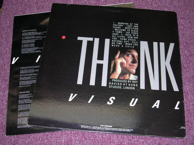 画像: KINKS - THINK VISUAL / CANADA ORIGINAL LP 