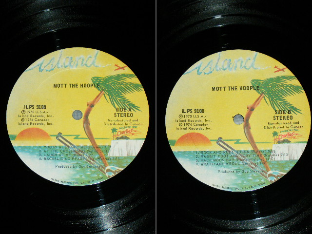 画像: MOTT THE HOOPLE  - MOTT THE HOOPLE / 1974 CANADA ORIGINAL? Used LP 