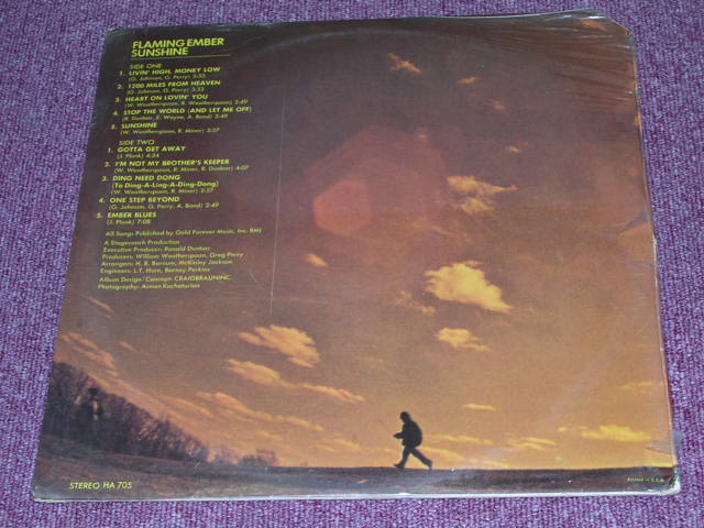 画像: FLAMING EMBER - SUNSHINE / US ORIGINAL SEALED LP