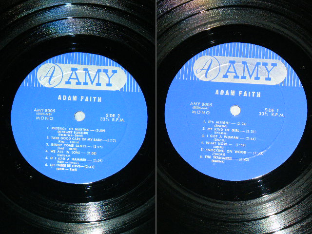 画像: ADAM FAITH - ADAM FAITH  / 1965 US ORIGINAL MONO LP