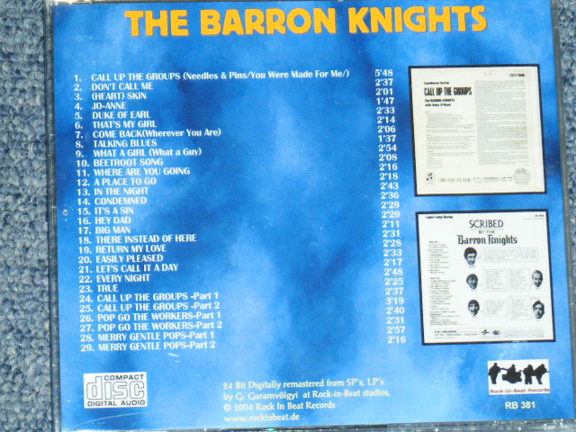 画像: THE BARRON KNIGHTS - CALLUP THE GROUPS+SCRIBED BY THE   / GERMAN Brand New CD-R 