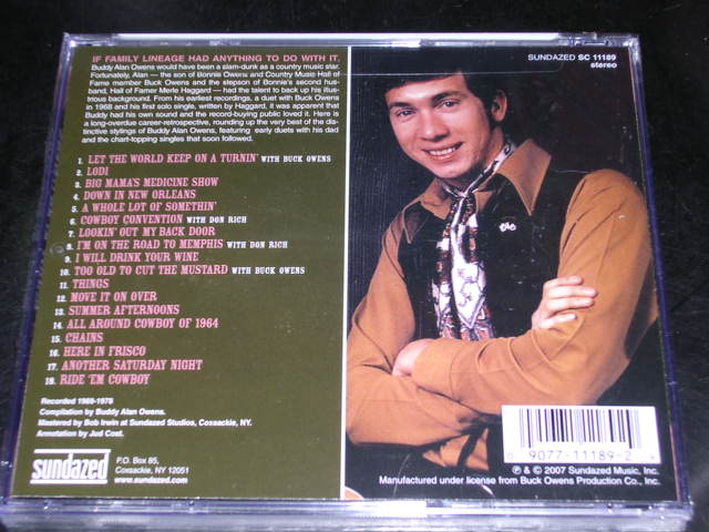 画像: BUDDY ALAN OWENS( With BUCK OWENS ) - THE BEST OF / 2007 US SEALED CD 