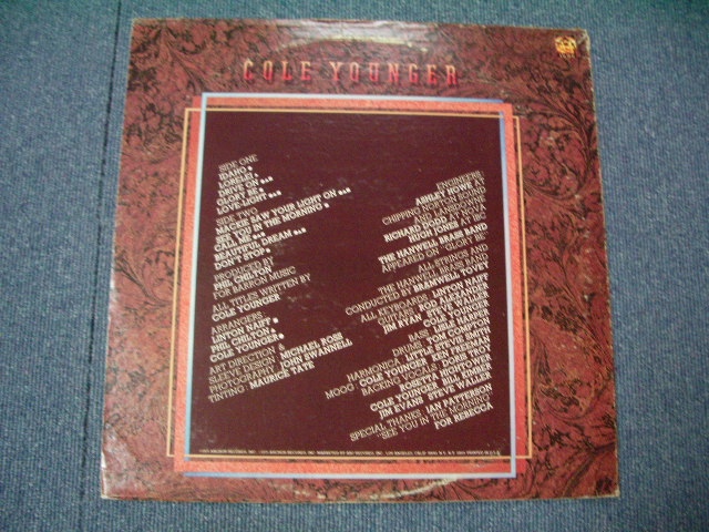 画像: COLE YOUNGER - COLE YOUNGER  / 1975 US ORIGINAL White Label Promo  LP 