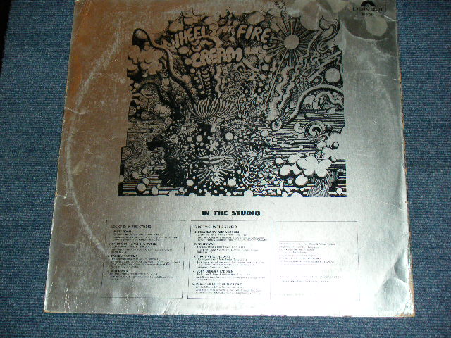 画像: CREAM - WHEELS ON FIRE ( IN THE STUDIO ) / Matrix Number A-1/B-1  )  / 1968 UK ORIGINAL MONO Used LP