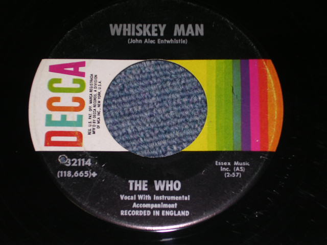 画像: THE WHO - HAPPY JACK / 1967 US ORIGINAL 7"SINGLE With PICTURE SLEEVE