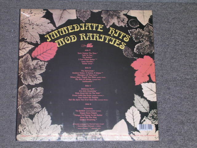 画像: SMALL FACES - IMMEMIATE HITS  MOD RARITIES   /  2002 ITALY ORIGINAL 180g SEALED  2LP