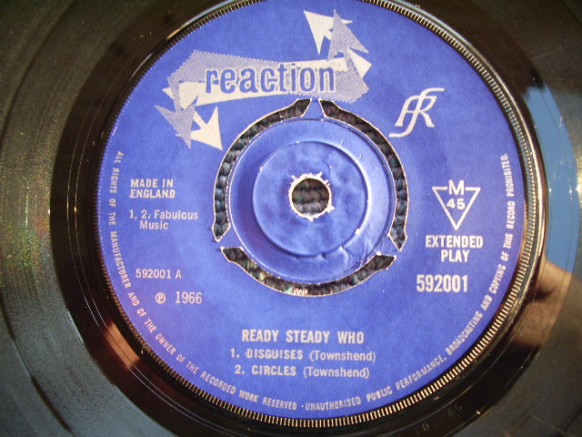 画像: THE WHO - READY STEADY WHO  / 1966 UK ORIGINAL 7"EP W/PS
