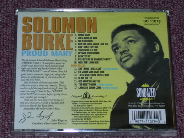 画像: SOLOMON BURKE - PROUD MARY / US SEALED NEW CD