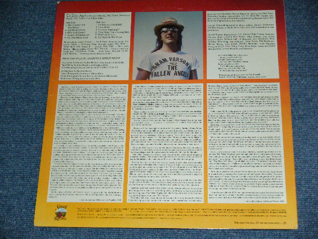 画像: GRAM PARSONS and The Fallen Angels ( With EMMYLOU HARRIS ) - LIVE 1973 / 1982 US ORIGINAL  Used LP 