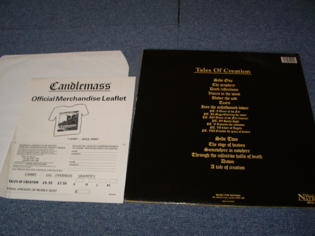 画像: CANDLEMASS - TALES OF CREATION ( SWEDISH HEAVY METAL BAND ) / 1989 UK ORIGINAL LP 