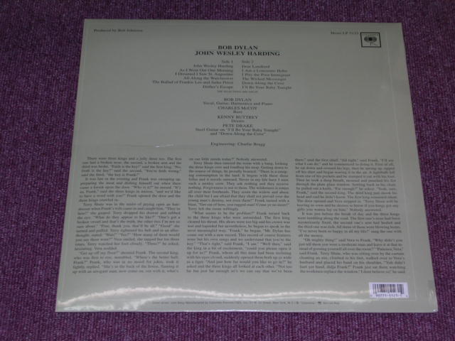 画像: BOB DYLAN - JOHN WESLEY HARDING / US REISSUE LIMITED "180 Gram" "BRAND NEW SEALED" LP