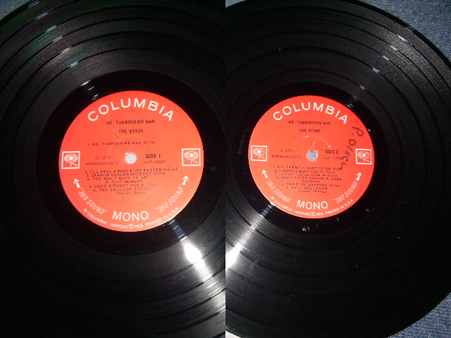 画像: THE BYRDS - MR.TAMBOURINE MAN ( Ex,Ex-/Ex++ )/ 1965 ORIGINAL 2nd  Press Label MONO LP