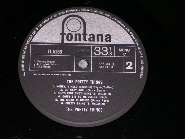 画像: THE PRETTY THINGS - THE PRETTY THINGS / 1965 UK ORIGINAL MONO LP 