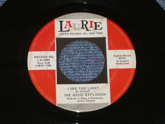 画像: THE MUSIC EXPLOSION - LITTLE BIT O'SOUL ( 1st Single on LAURIE ) / 1967 US ORIGINAL 7"45 Single