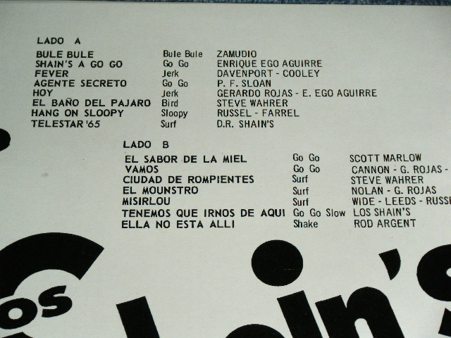 画像: LOS SHAIN'S  ( from PERU in SOUTH AMERICA ) - EL RITMO DE LOS SHAIN'S   / 2000? EUROPE  Limited Brand New 10"LP