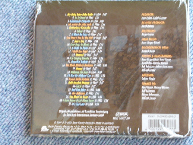 画像: THE RAINBOWS - MY BABY BAY BALLA BALLA   / 2001 GERMANY SEALED   CD