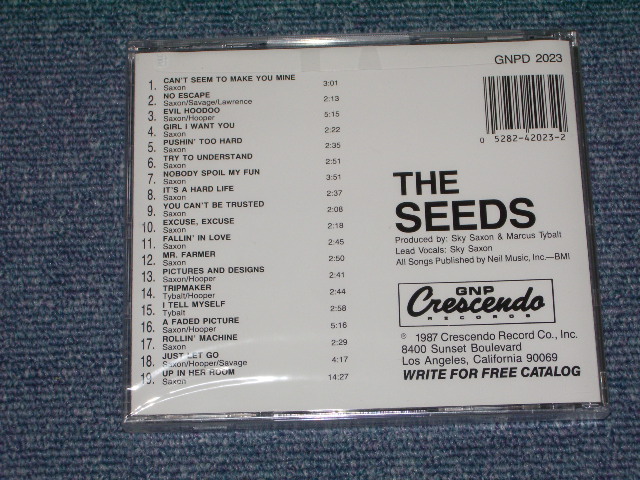 画像: THE SEEDS - THE SEEDS  / 1987 US Brand New Sealed CD 