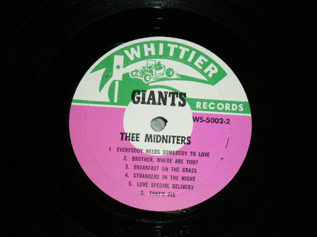 画像: THEE MIDNITERS - GIANTS / 1967 US ORIGINAL Stereo LP
