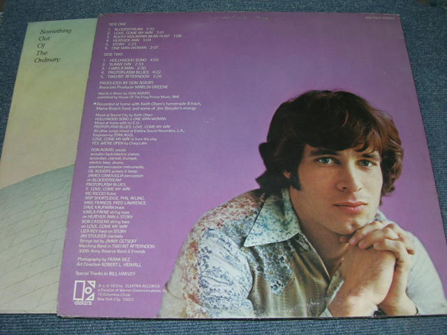 画像: DON AGRATI (Ex: YELLOWBALLON) - HOME GROWN  With Promo Sheet ( Ex+/MINT-) / 1973 US ORIGINAL WHITE LABEL PROMO  LP 