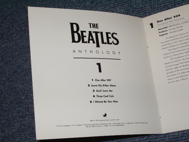 画像: THE BEATLES - ANTHOLOGY 1  5TRACKS PROMOTIONAL USE ONLY CD / 1995 US NEW CD 