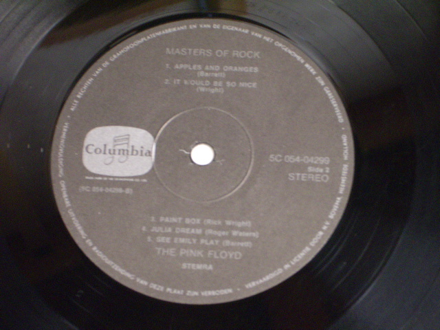 画像: PINK FLOYD - MASTERS OF ROCK / HOLLAND  ORIGINAL LP 