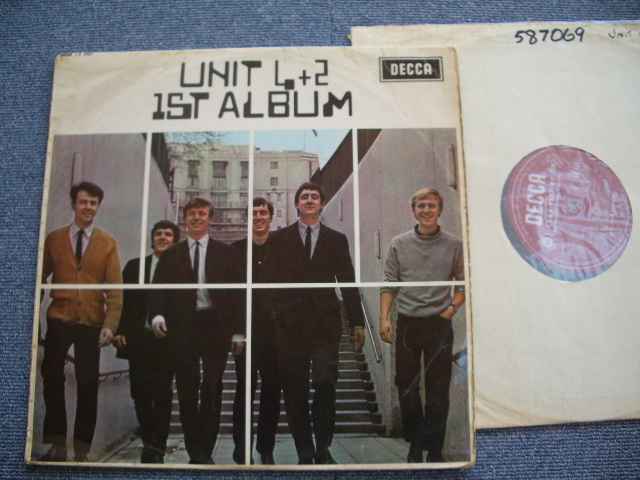 画像1: UNIT 4+2  - 1ST ALBUM 'Matrix #  A)ARL-6779-1A B)ARL-6780-1A) (Ex, Ex-/Ex+) /1965 UK ENGLAND ORIGINAL "MAROON With UN-Boxed DECCA Label" MONO Used LP