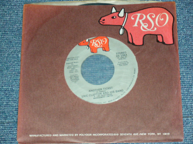 画像: ERIC CLAPTON - ANOTHER TICKET ( Promo Only Same Flip MONO/STEREO ) / 1981 US ORIGINAL PROMO Only 7"Single