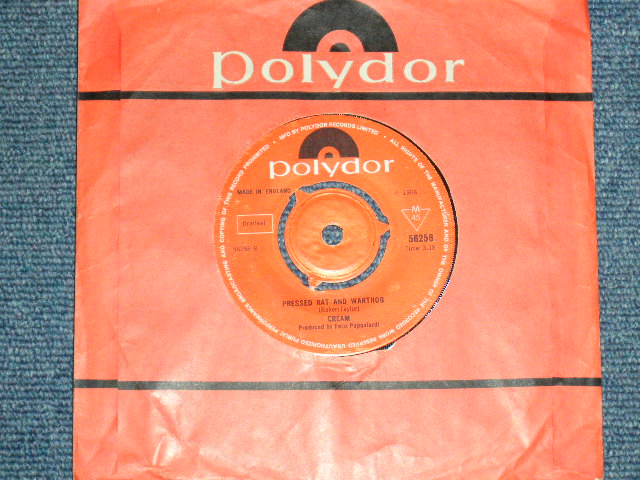 画像: CREAM - ANY ONE FOR TENNIS / 1968 UK ORIGINAL 7"Single