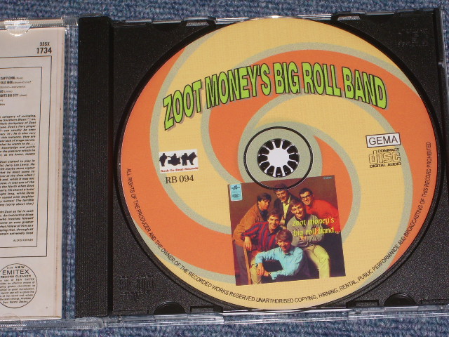 画像: ZOOT MONEY'S BIG ROLL BAND  -  ZOOT MONEY'S BIG ROLL BAND   / LIMITED REPRESS CD-R