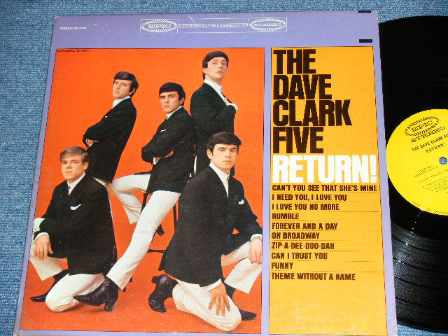 画像1: DAVE CLARK FIVE - RETURN! /  US ORIGINAL Stereo LP 