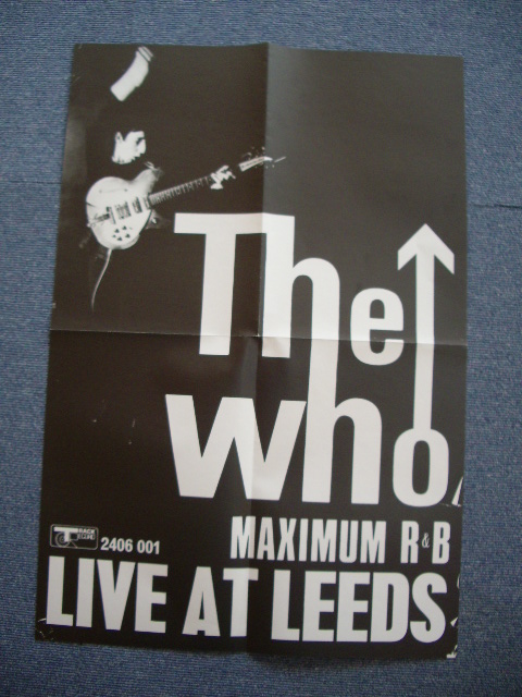 画像: THE WHO  -  LIVE AT LEEDS ( With 12 INSERTS Included POSTER / 1970 ORIGINAL LP 